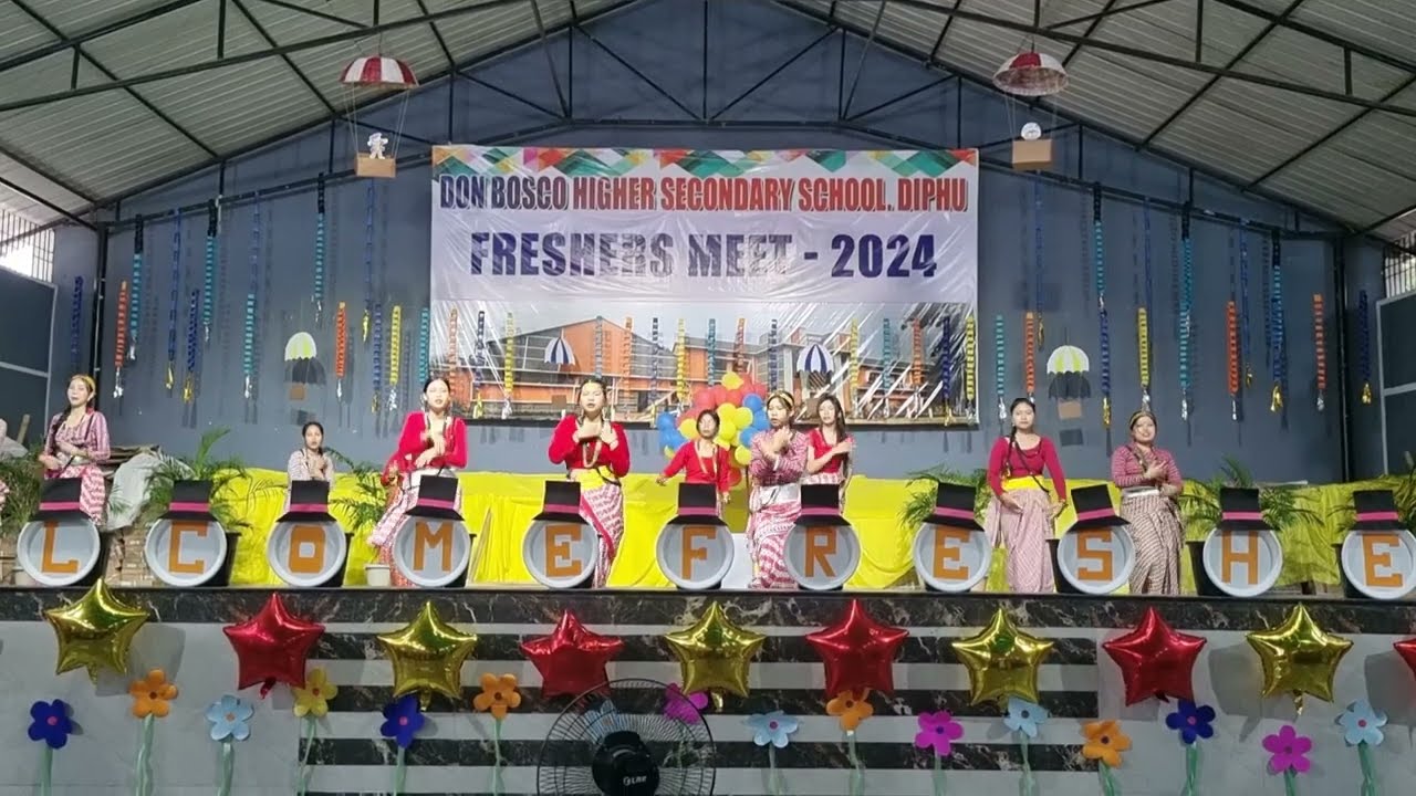 WELCOME TO @donboscodiphu  FRESHERS' OF 2024' EXTRAVAGANZA