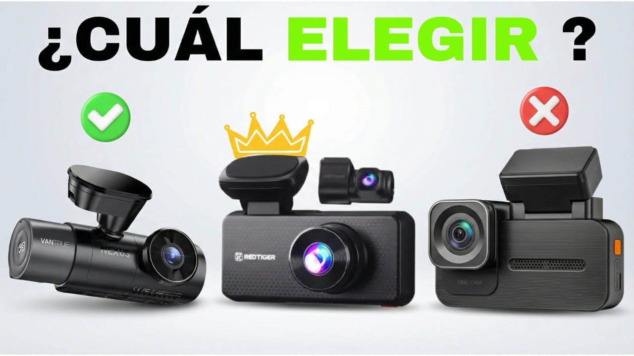 ✅7 Mejores Camaras de Seguriad DASHCAM para Coche [2026]🚗Calidad-Precio 📷 Doble Lente 4K Vigilancia
