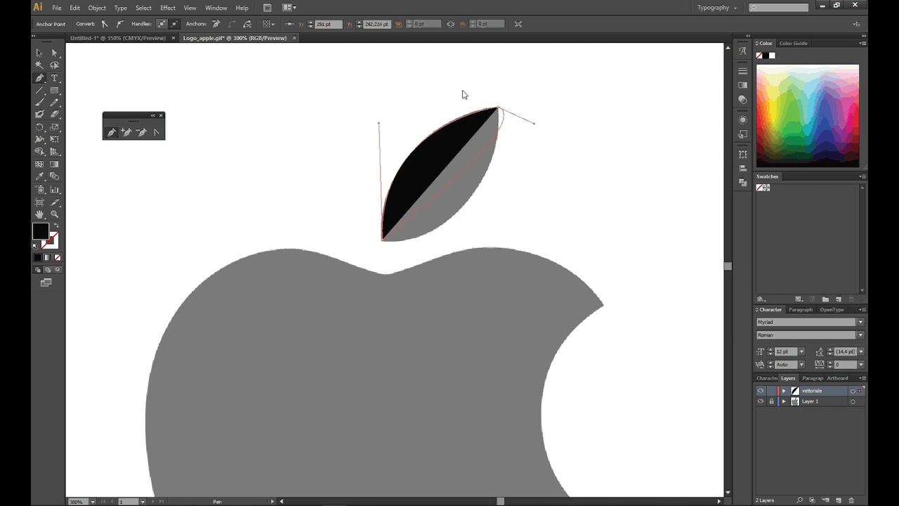 Illustrator: Curve di Bezier