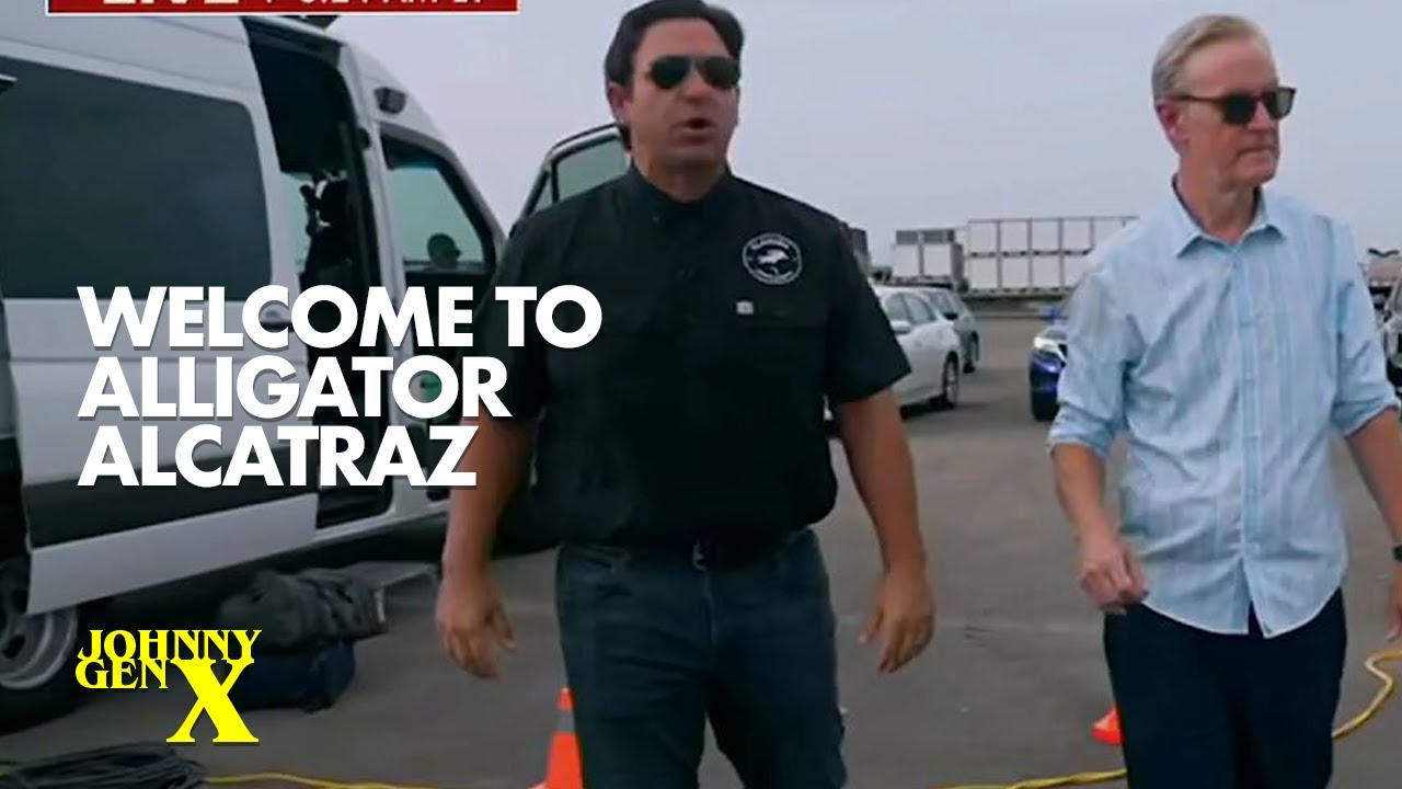 Ron DeSantis shows off his new Concentration Camp