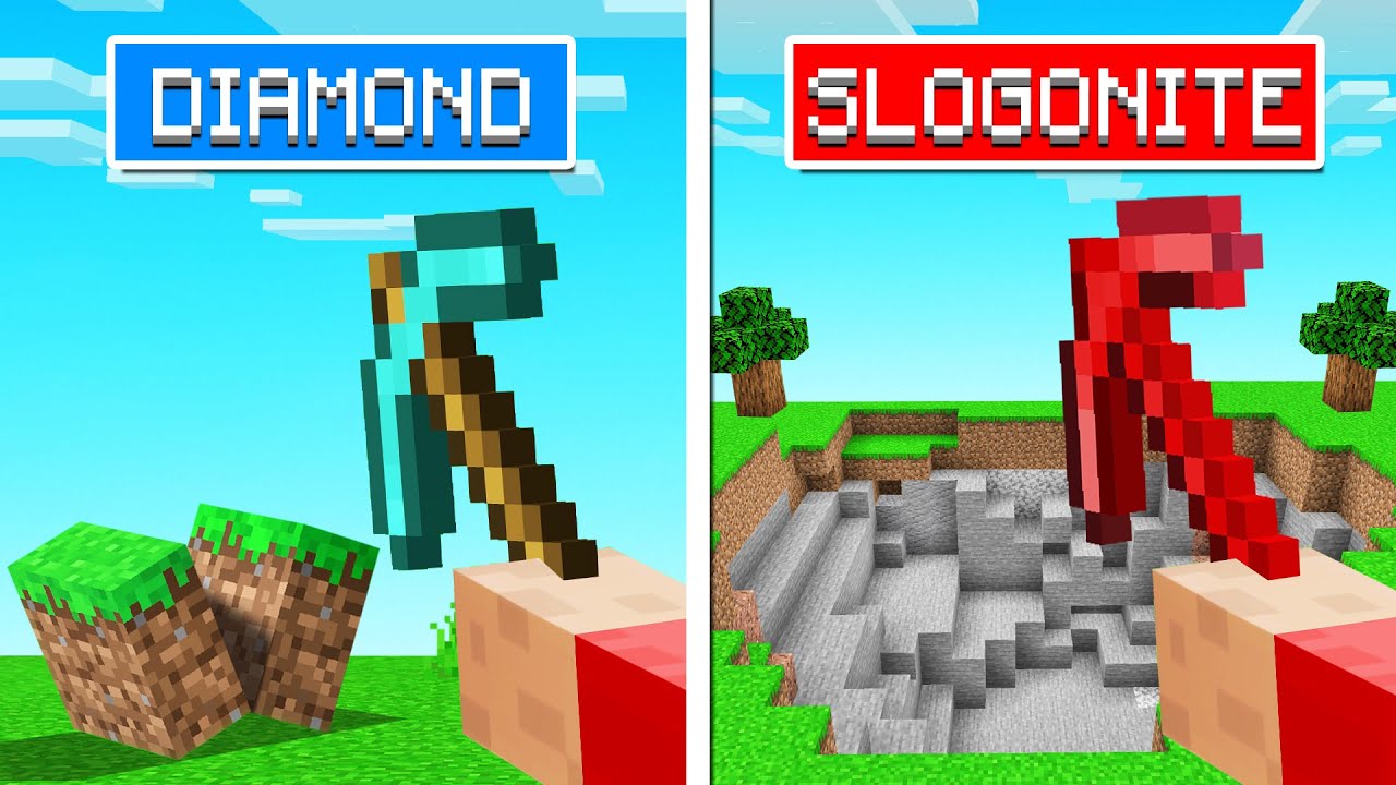 We Found SLOGO ORE In MINECRAFT! (powerful)