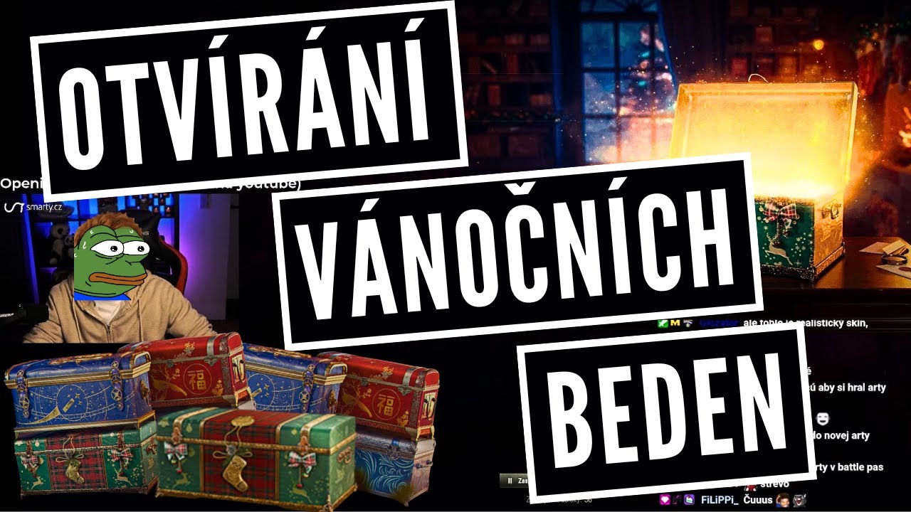 Otevírání 250 vánočních beden!