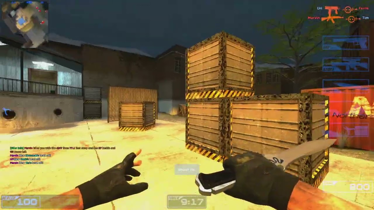 (CS:S) RE4 Remake Fighting Knife on CafeRev's anims