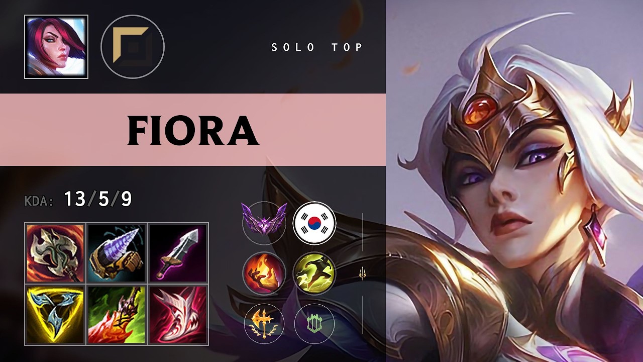 Fiora Top vs Maokai - KR Master Patch 26.18