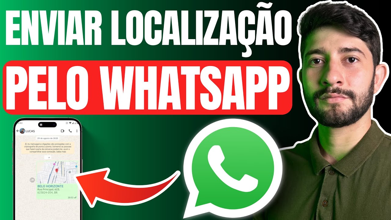 Como Mandar LOCALIZAÇÃO Pelo WhatsApp (Passo a Passo) Atualizado