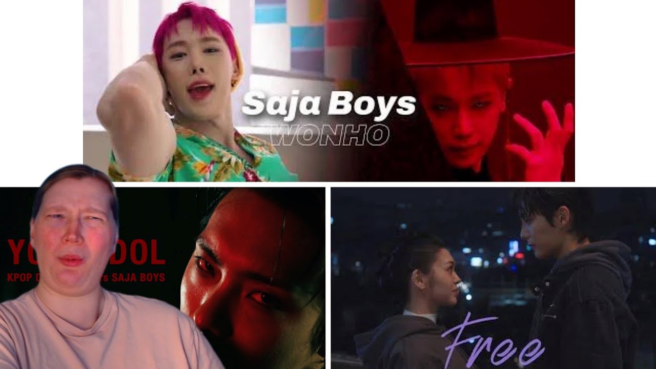 Kpop Demon Hunters Covers | Free, Your Idol, Soda Pop | WONHO JUNHEE Monsta X | reaction