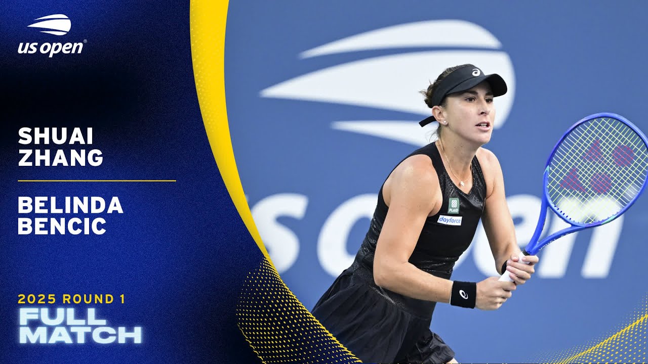 Shuai Zhang vs. Belinda Bencic Full Match | 2025 US Open Round 1