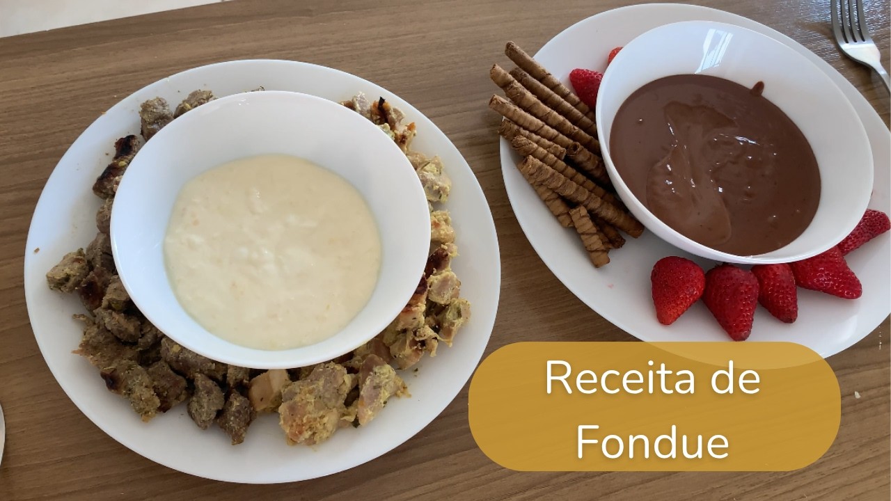 Como fazer Fondue Salgado e Fondue Doce?