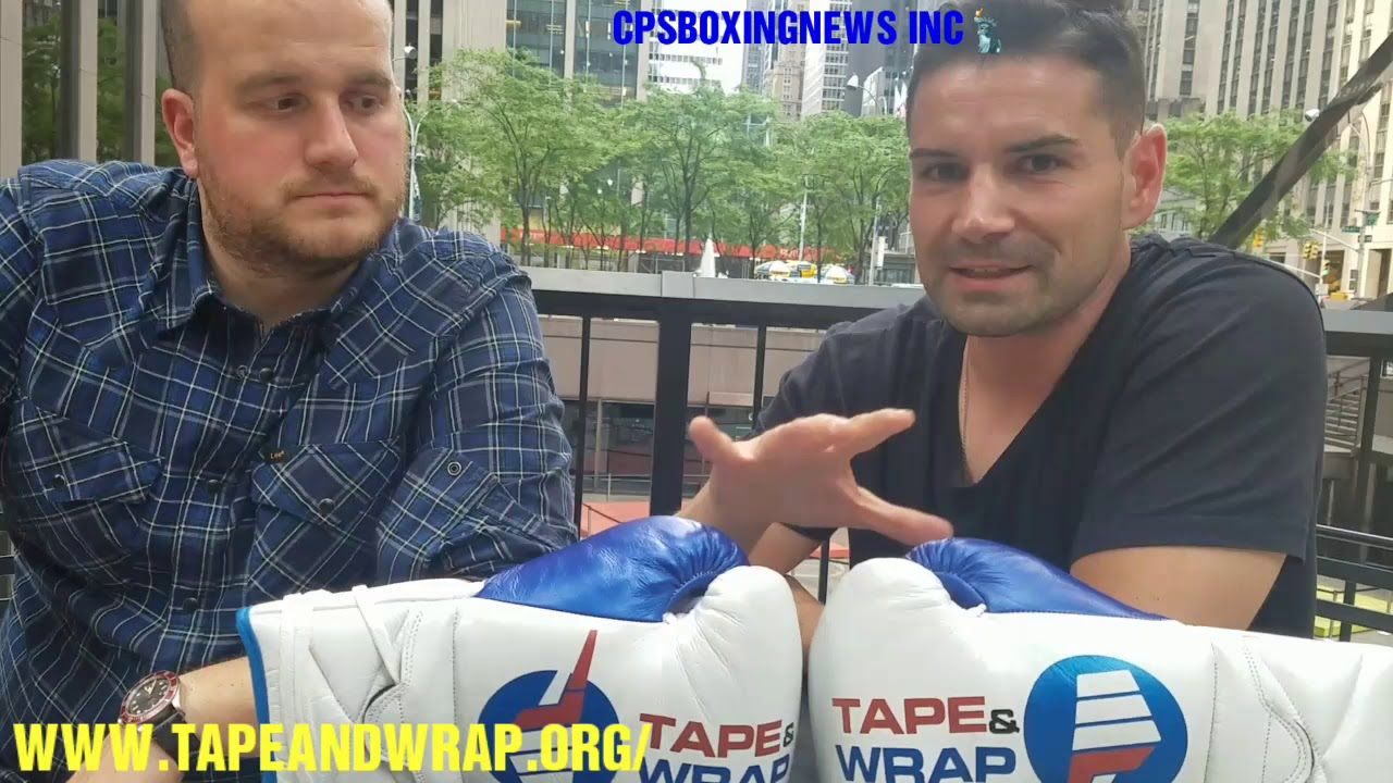 OSCAR ZARDIN & TININ RODRIGUEZ- PRESENTAN LOS NUEVOS GUANTES  TAPE & WRAP GLOVES EN USA.