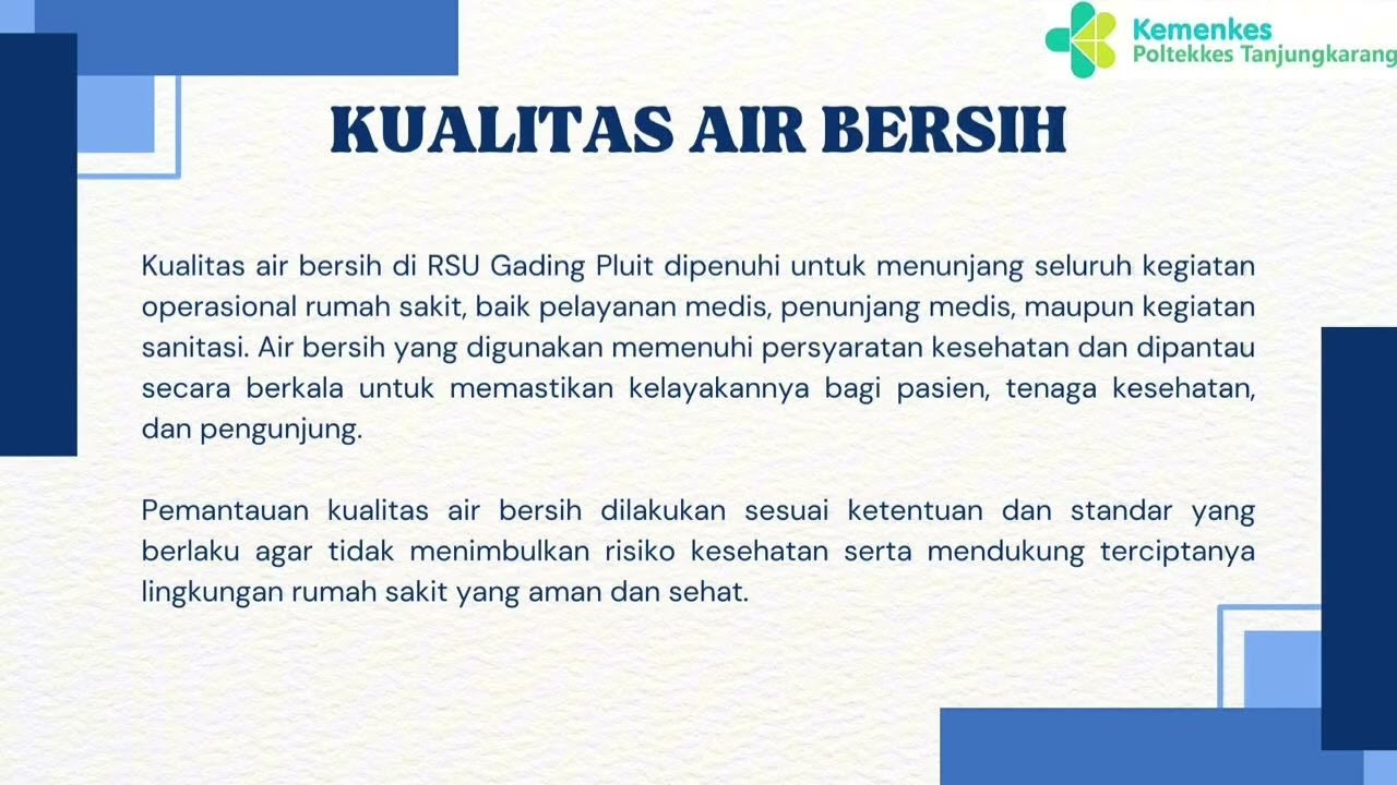 Laporan pemantauan dan pengelolaan lingkungan hidup rumah sakit