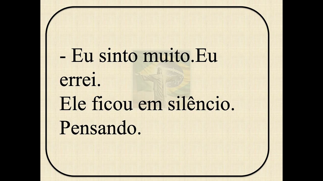 I Needed to Say Sorry | Easy Brazilian Portuguese Story