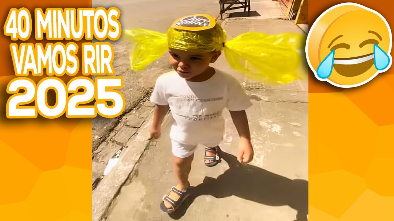 40 MINUTOS TENTE NÃO RIR 🤣 OS VÍDEOS ENGRAÇADOS de MEMES 2025 [VALE A PENA RIR DE NOVO]