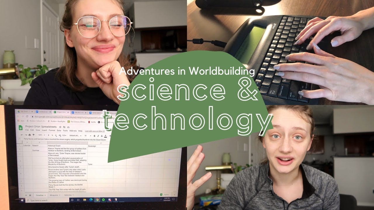Adventures in Worldbuilding: Science & Technology // Writing Vlog #40