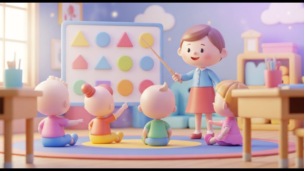 Learn Shapes with Everyday Objects! 🟡🔺🔷 Fun Toddler Song & Video for Kids