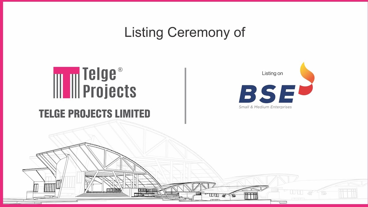 Listing Ceremony of Telge Projects Limited (SME) at BSE