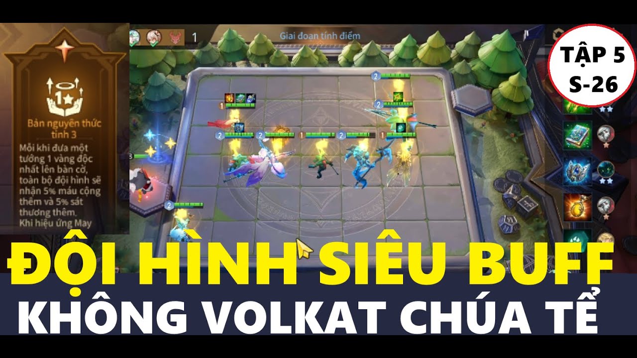 ĐỘI HÌNH SIÊU BUFF TẤT CẢ CÁC CHỈ SỐ - KHÔNG CHƠI VOLKAT CHÚA TỂ | Cờ Cá Chép Liên Quân S26 #5