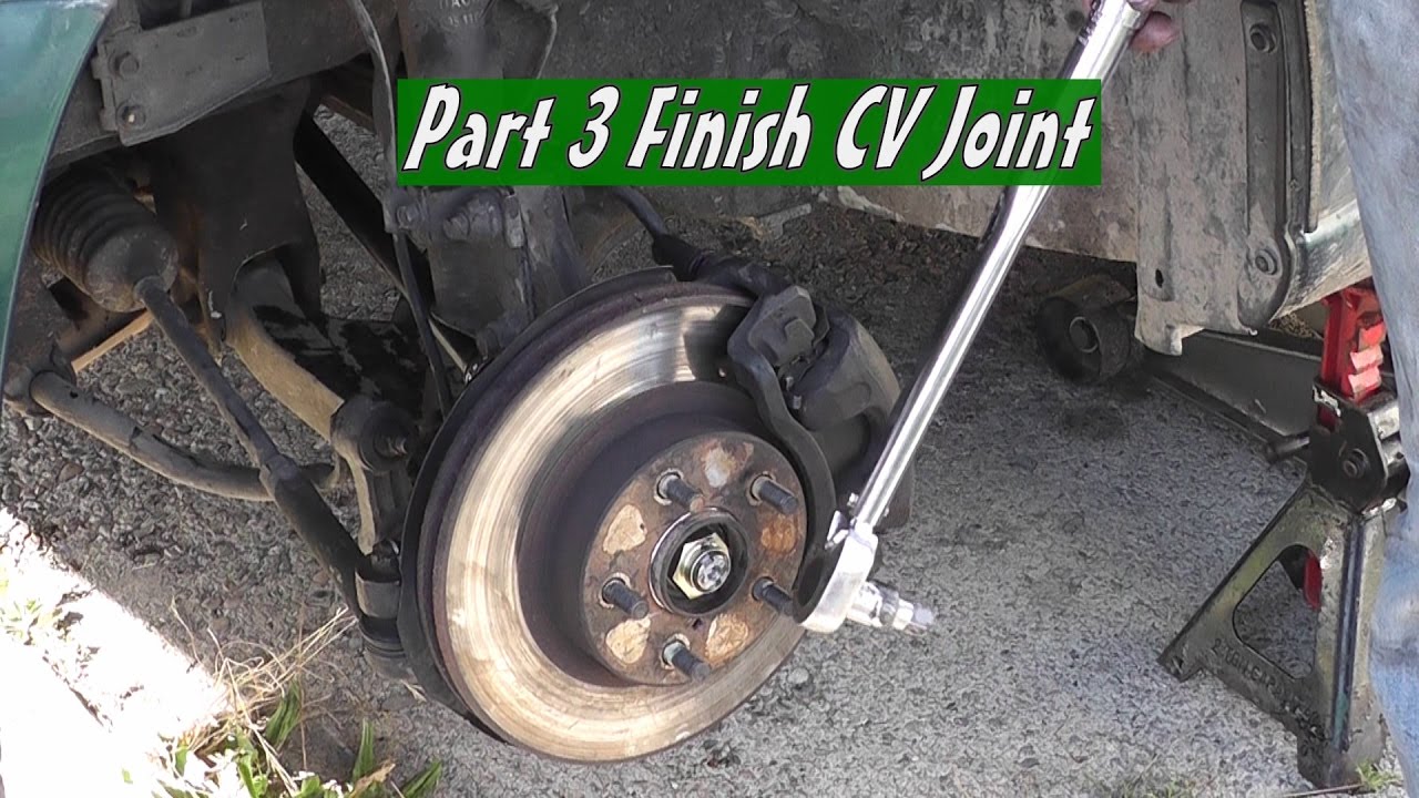 How to replace a CV Joint in a 1996 Subaru Legacy AWD Auto Pt3 Finish Torque CV Joint / Suspension