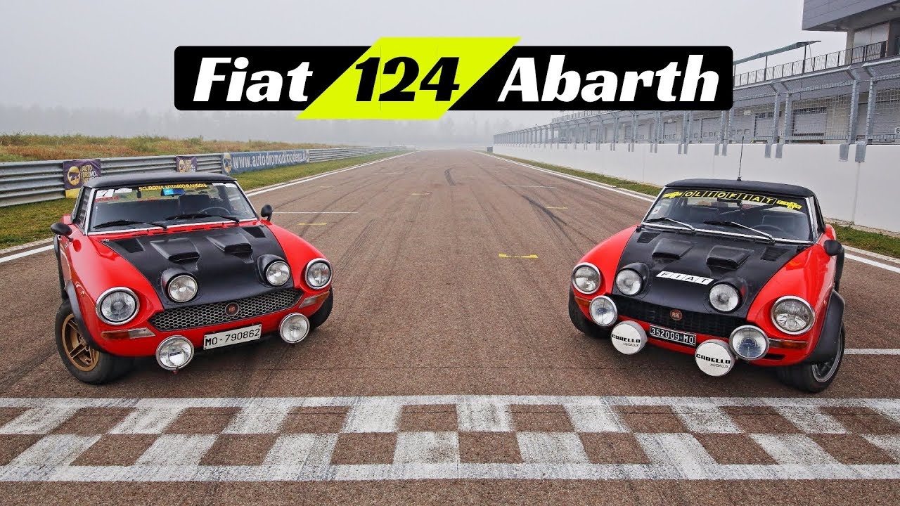 Fiat 124 Spider Abarth - 70s Historic Rally Legends - OnBoard & Action at Modena Circuit
