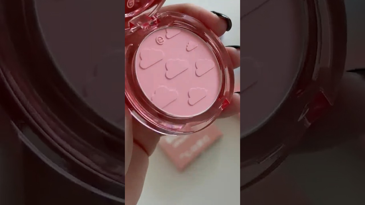 essence BLUSH crush! 01 Pink Clouds ☁️ Soft Glam Blush Dream ✨ #shorts