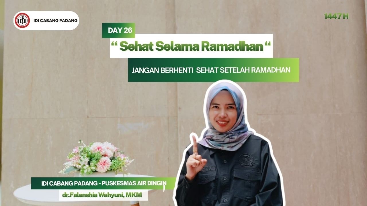 Ramadhan Usai, Bukan Berarti Kebiasaan Sehat Juga Ikut Selesai