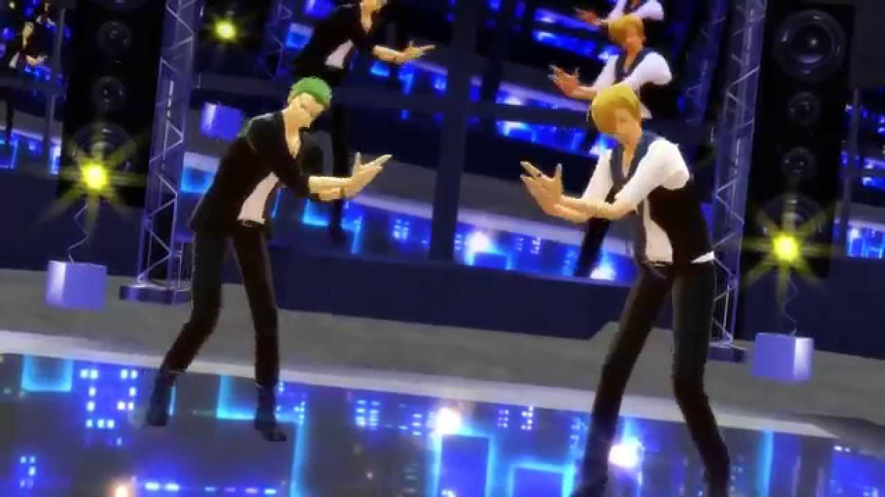 【One Piece MMD】 Just a Game 【Sanji & Zoro 】