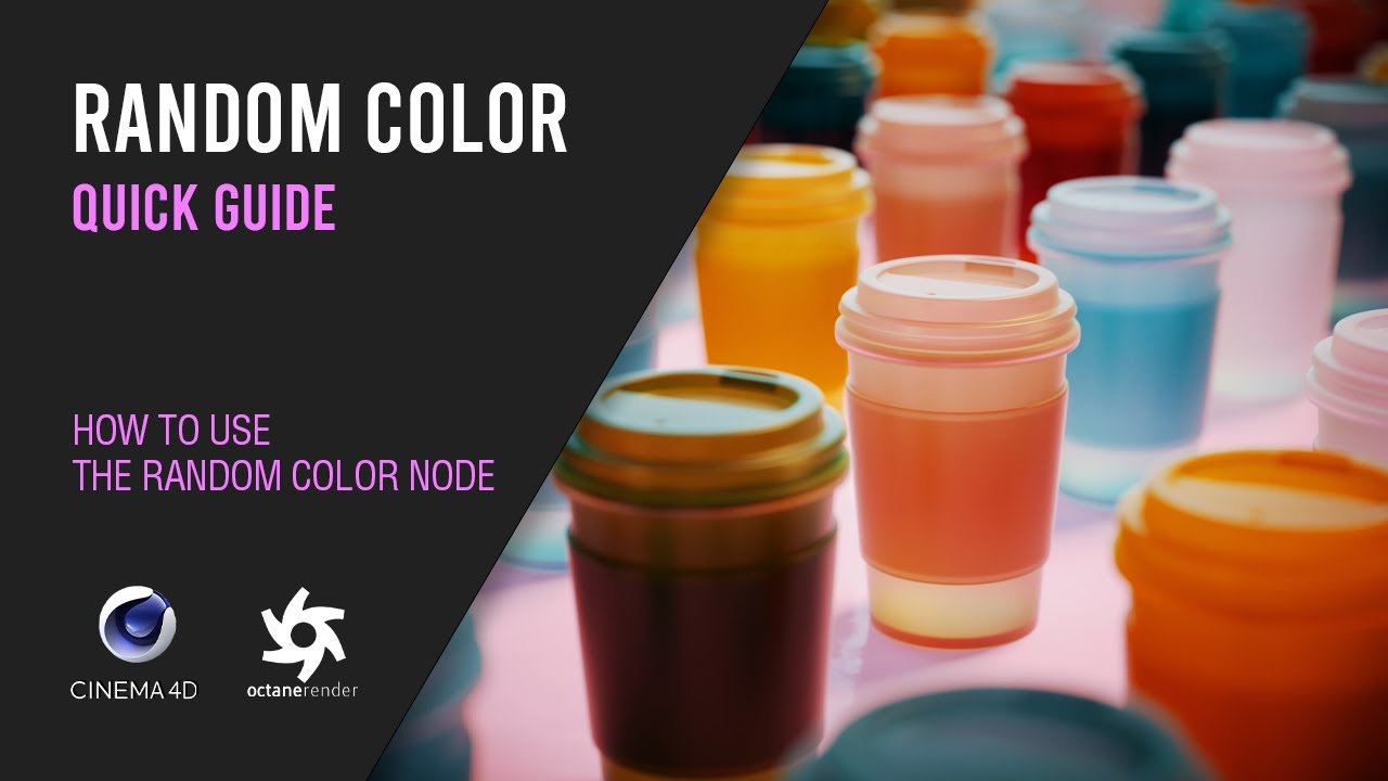 Cinema 4D Tutorial - Octane Random Color Node