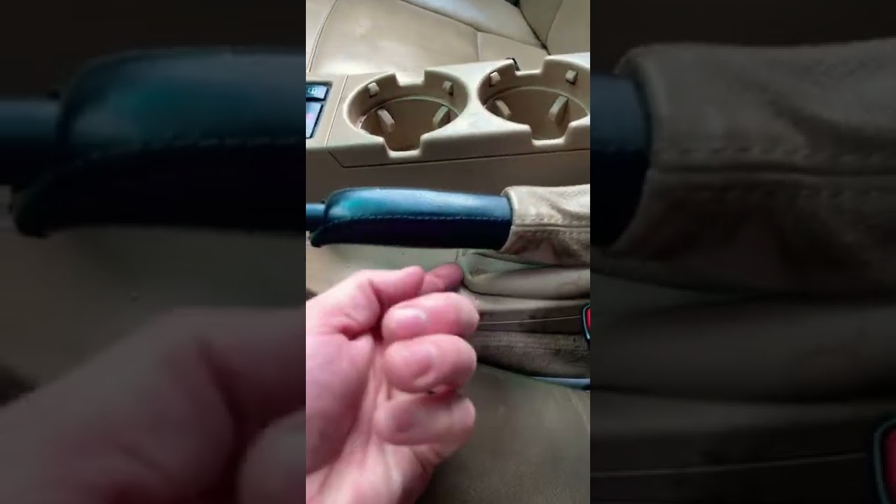 BMW hand brake adjustment part 2