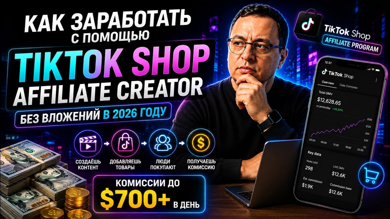 Как заработать через TikTok Shop Affiliate Creator в 2026