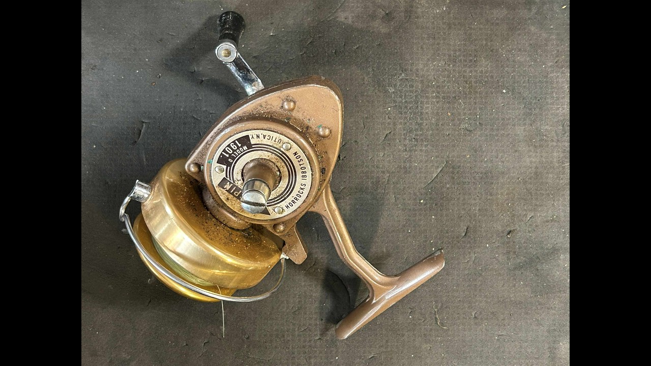 How to Service and Lubricate a Horrocks Ibbotson Hi Spin 1901- D Spinning Reel Martin's Reel