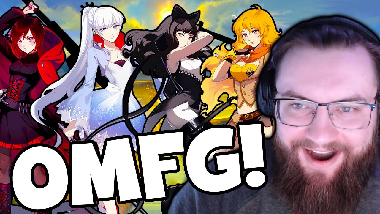 First Time REACTING to ALL RWBY TRAILERS Non Anime Fans!