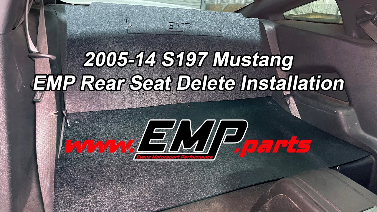 S197 Mustang EMP Seat Delete Install