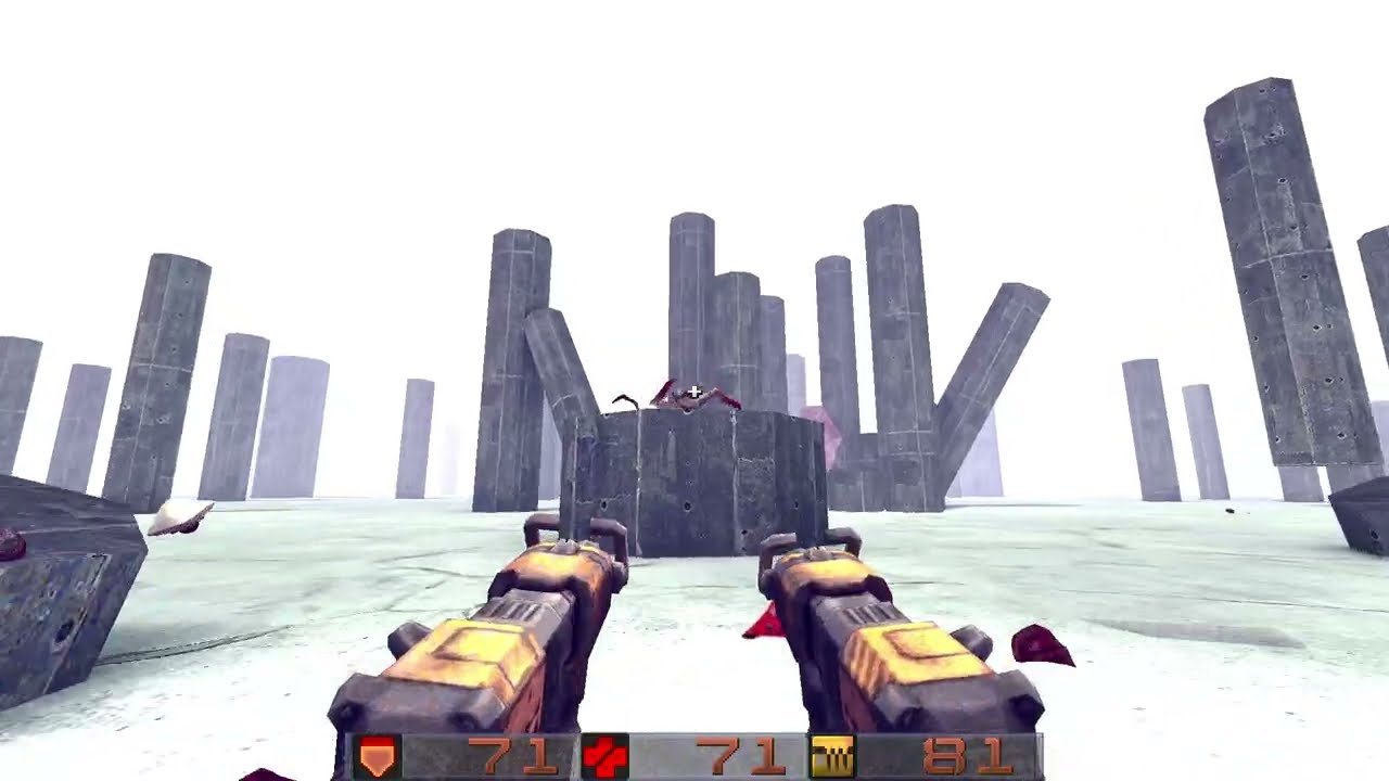 Quake Brutalist Jam lll - Gameplay (Ternary Sanctum)
