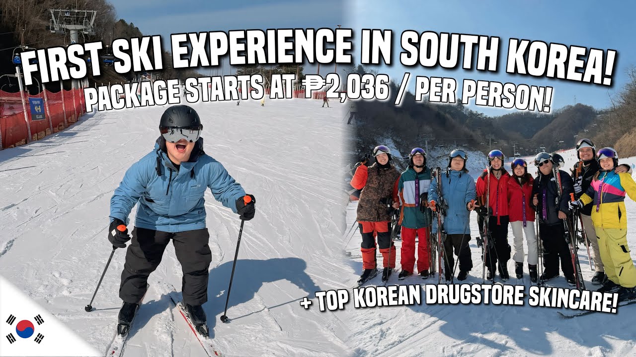 FIRST SKI EXPERIENCE IN SOUTH KOREA 🇰🇷 | IVAN DE GUZMAN