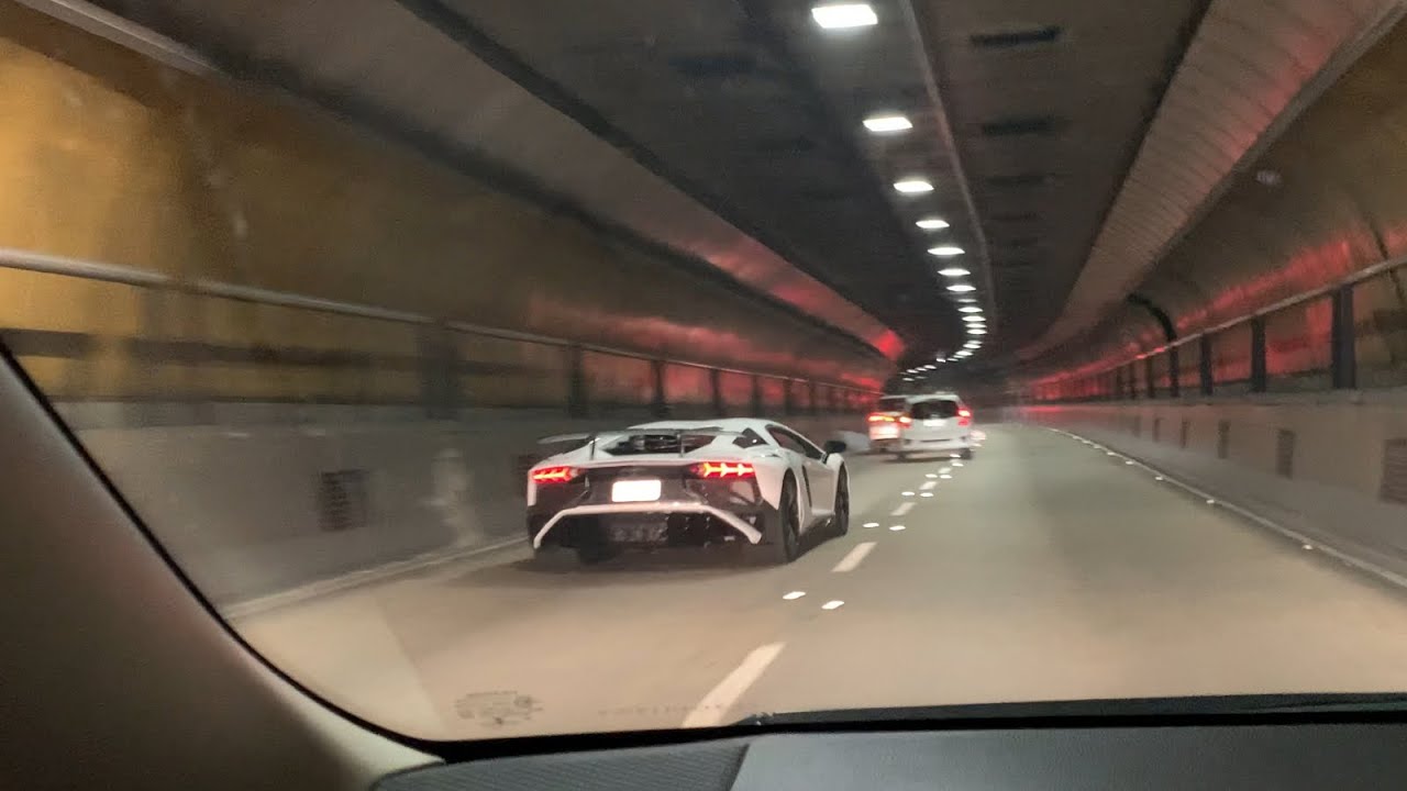 LAMBORGHINI AVENTADOR SV CAUSANDO PELOS TÚNEIS DE SÃO PAULO *João Vilkas*