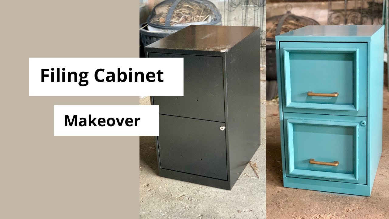 Filing Cabinet Makeover with Rust-Oleum Spray Paint
