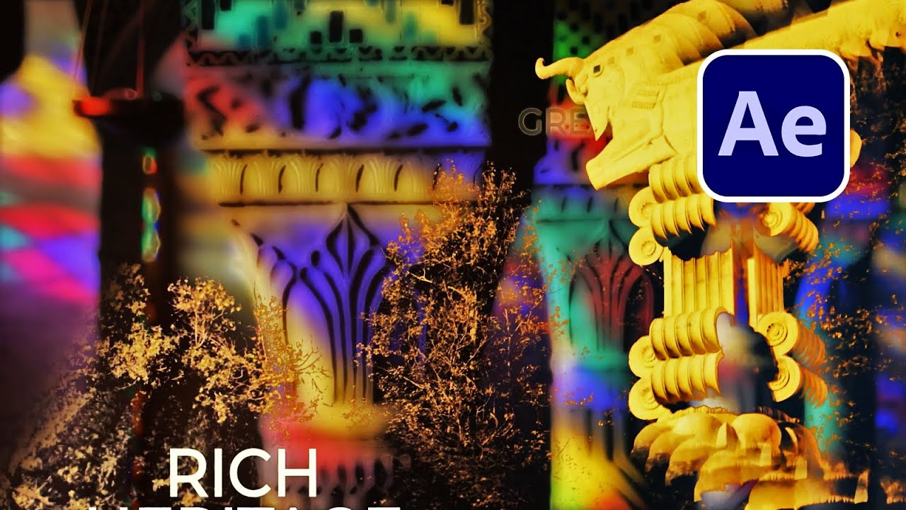 Parallax Slide Show with Gradient Transition Effect | After Effects Tutorial