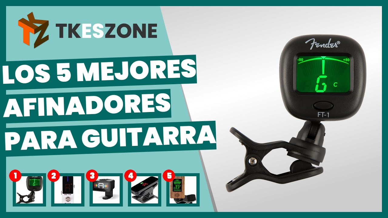 Los 5 mejores afinadores para guitarra