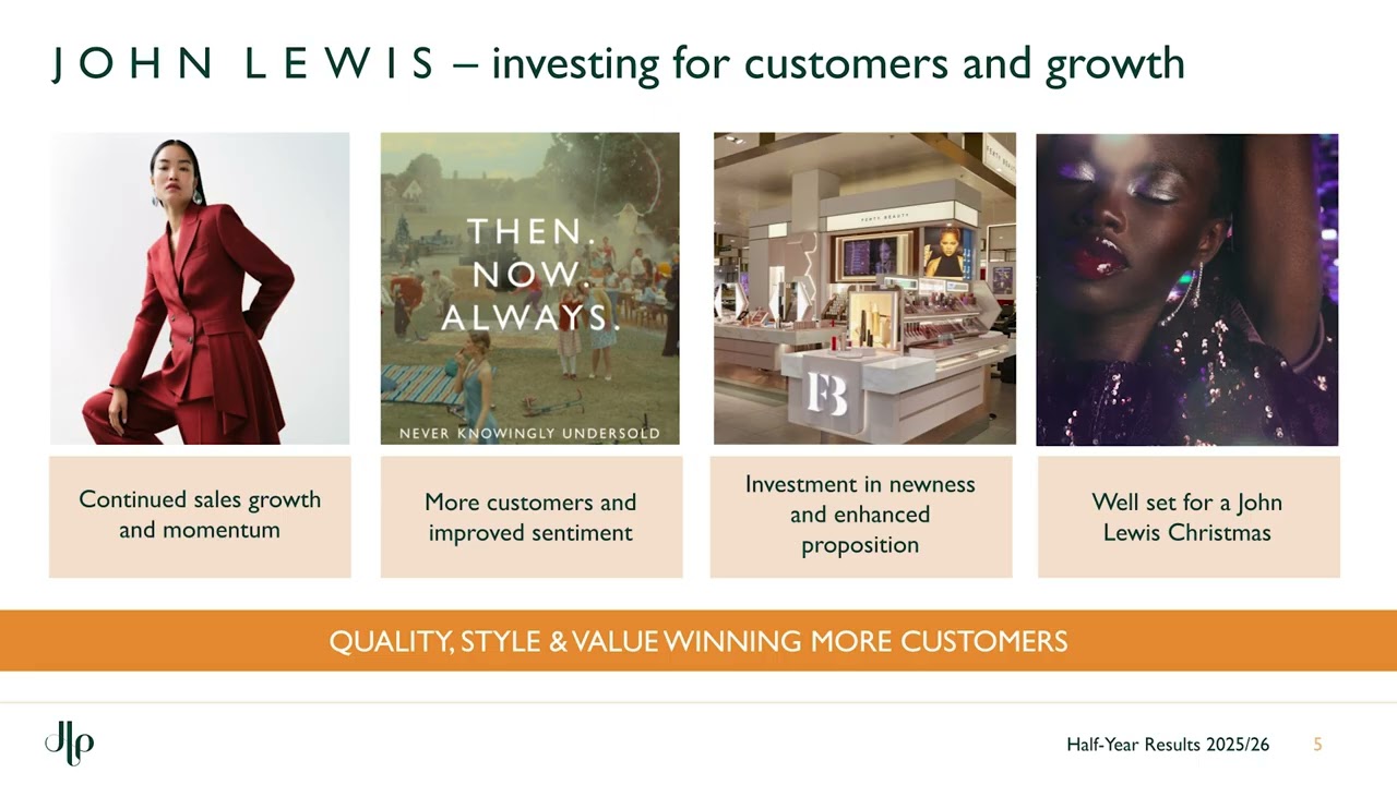 JLP Half-Year Results Analyst Briefing 2025/26