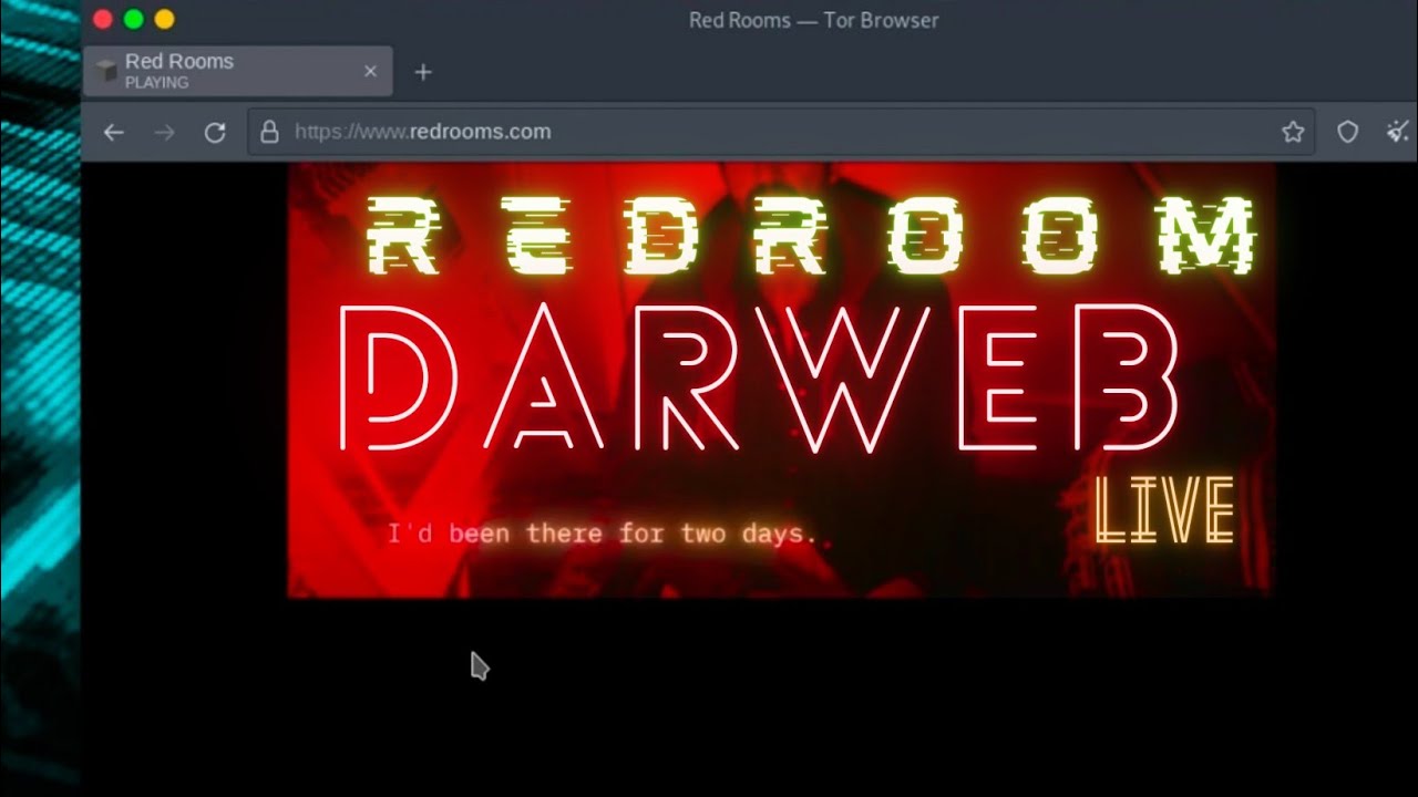 Red room live streaming recorded scary video on darweb!