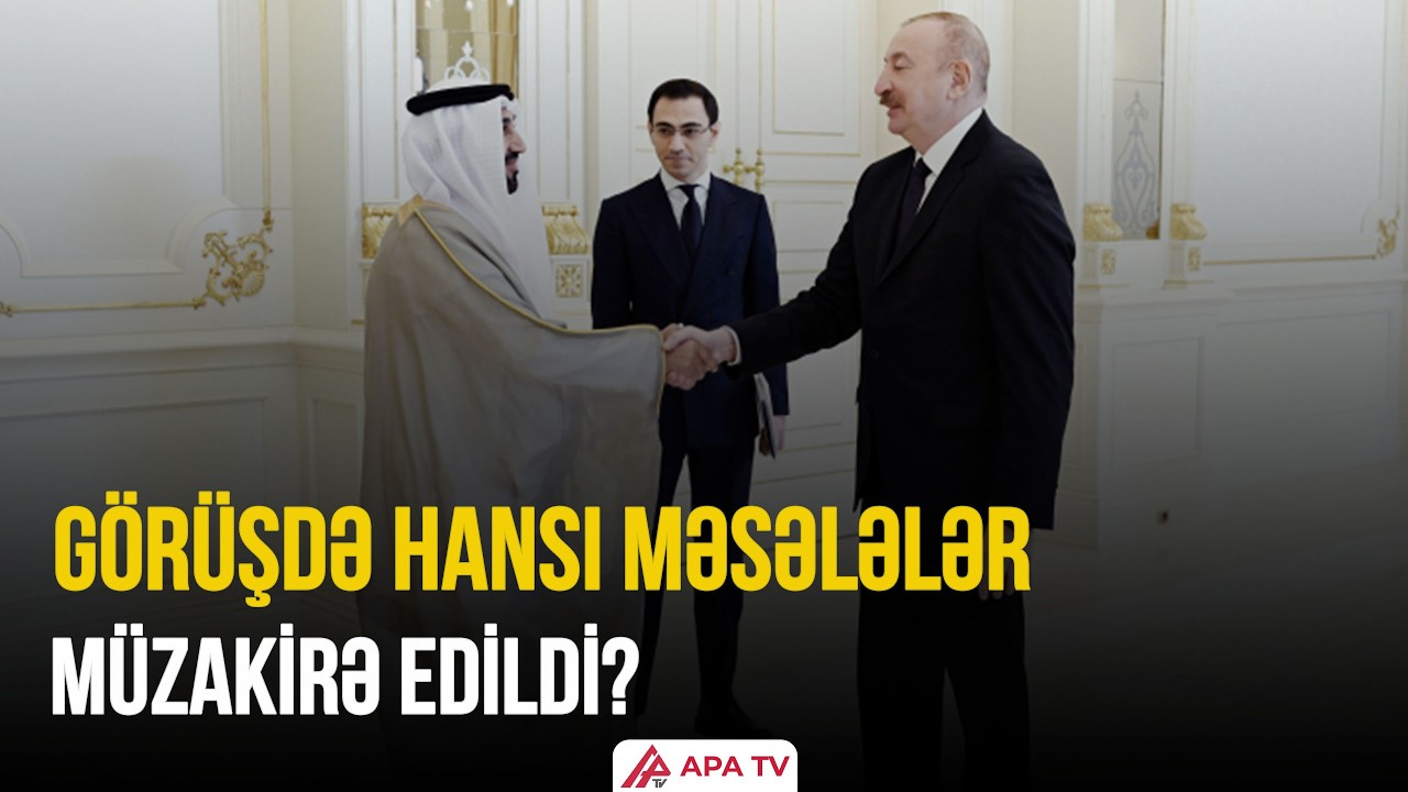 Dövlət başçısı Ərəb Parlamentinin prezidentini qəbul edib | APA TV