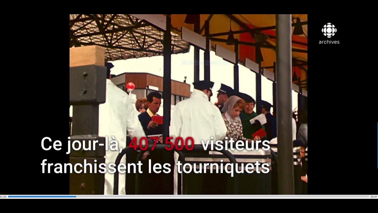 Expo 67 à Montréal : les visiteurs au rendez-vous!