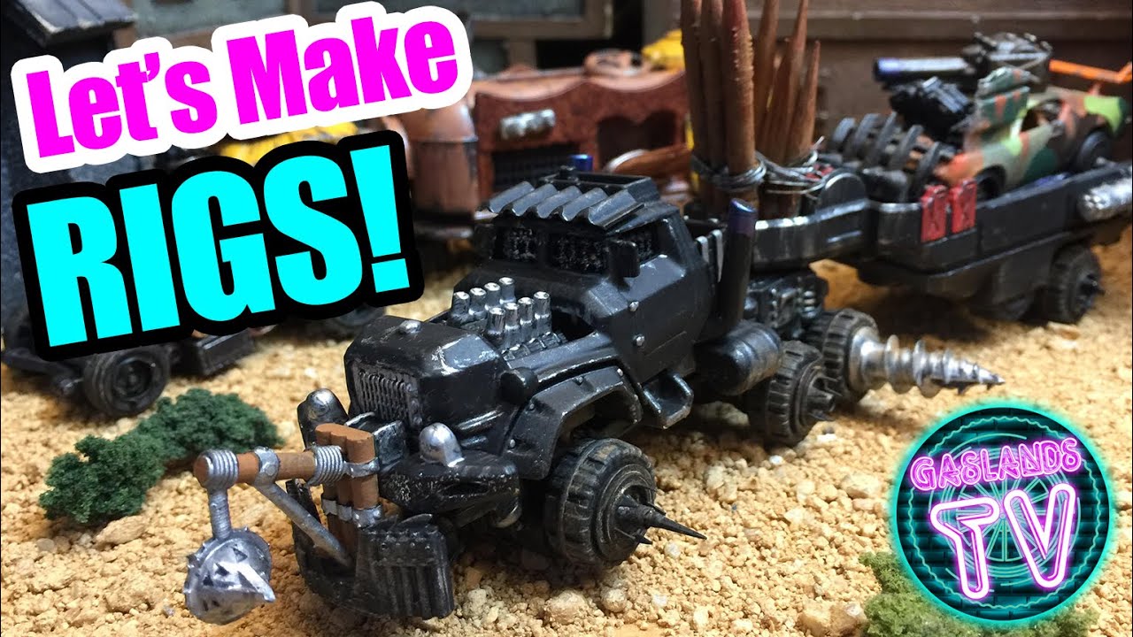 Gaslands TV - Let's Make 2 Easy War Rigs!