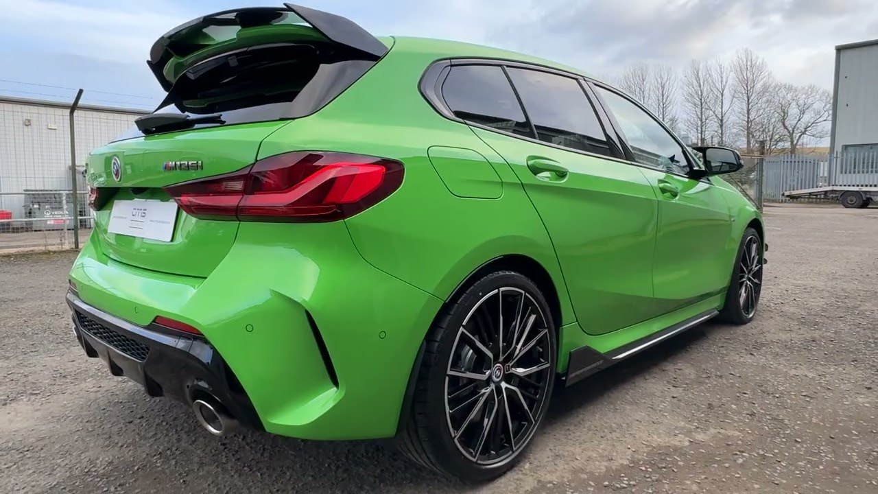 BMW M135i X-Drive in Verde Mantis Green, over £15000 of options. BMW history with low miles. 2023/23