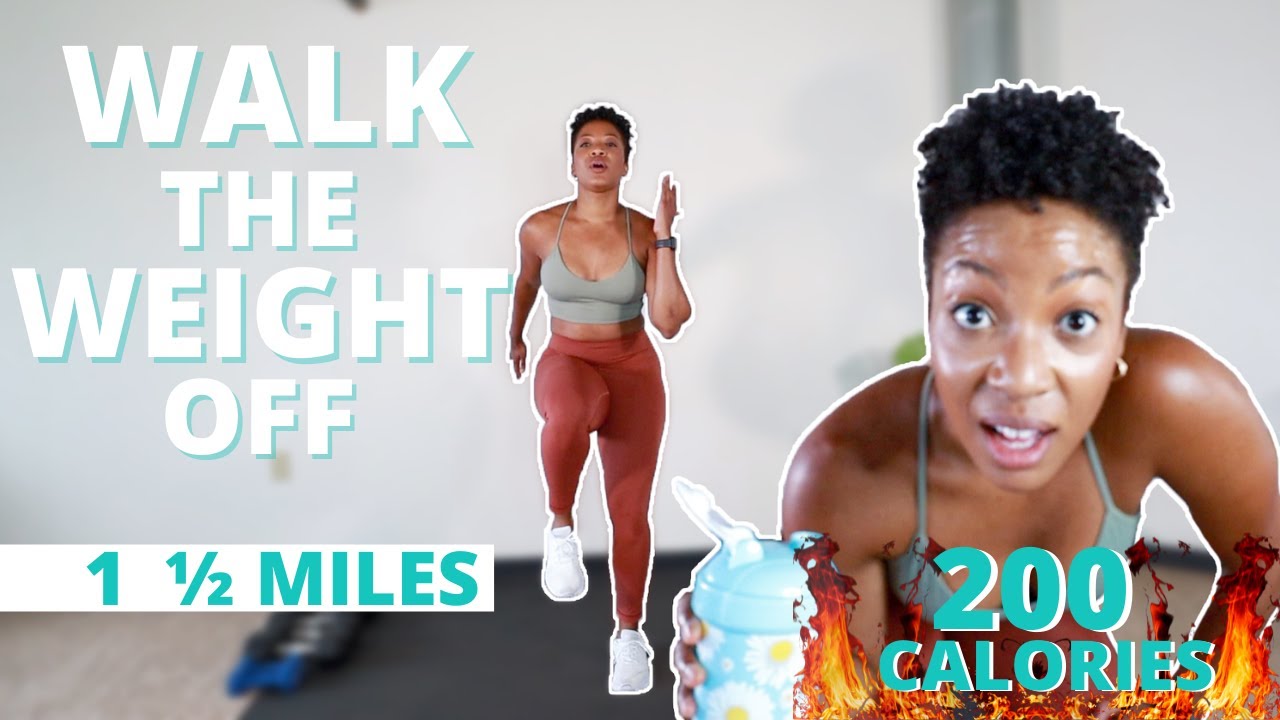 WALK AND LOSE WEIGHT! 20 MINUTE WALKING WORKOUT BURNED OVER 200 CALORIES | *No Equipment  | DejaFit