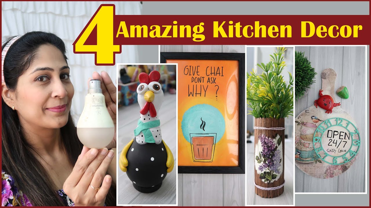 4 Easy & Amazing Kitchen Decor Ideas