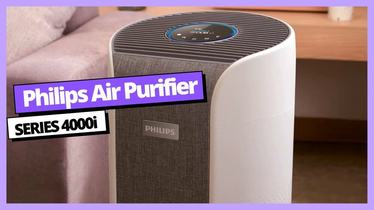 Philips Air Purifier Series 4000i | can clean a room of 165m2 in 20 minutes