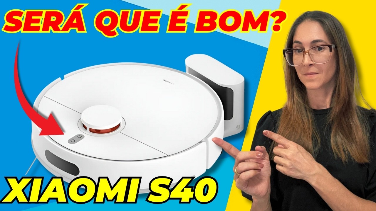 XIAOMI S40 ⚠️10.000 Pa de SUCÇÃO! O Robô Aspirador Mais Potente de 2026!
