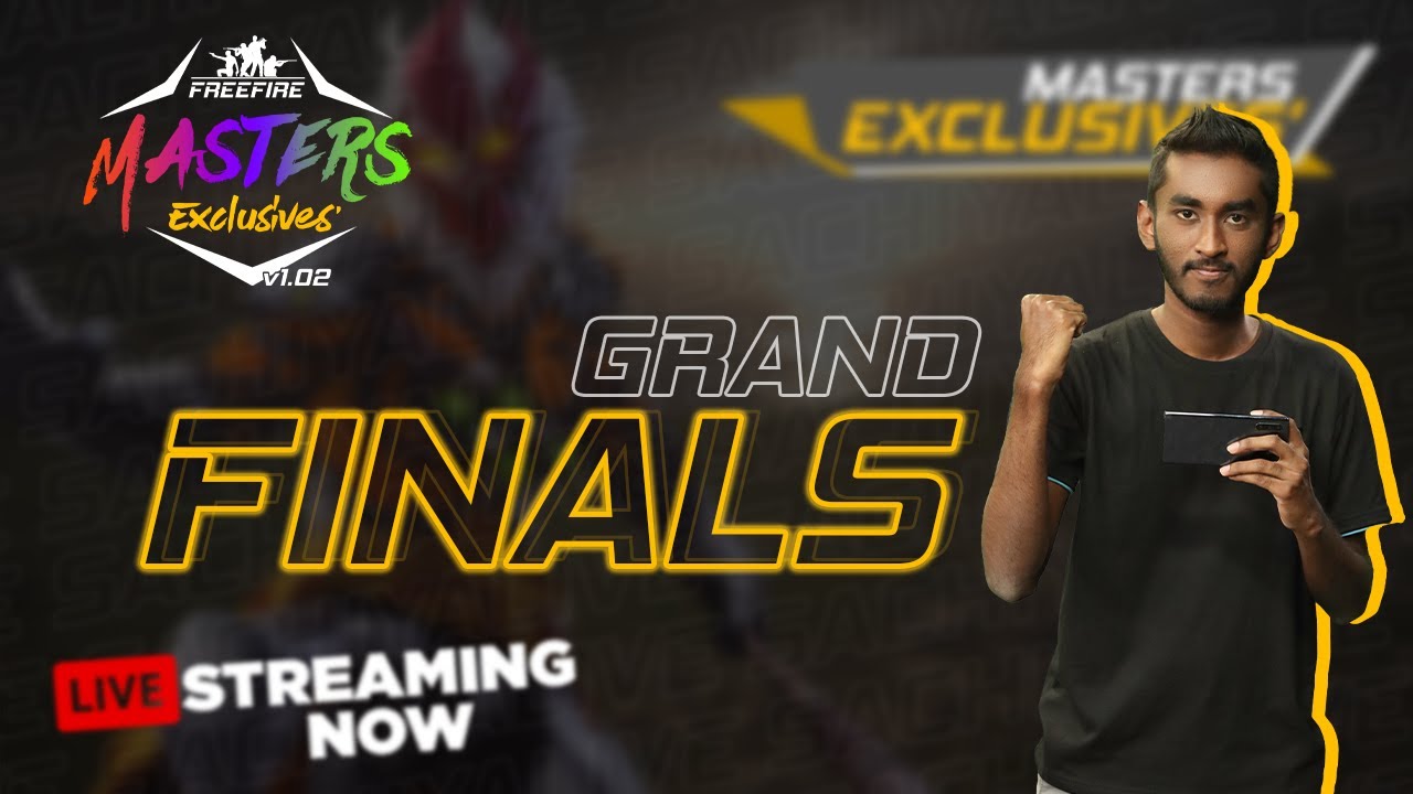 Free Fire Masters Exclusive's V1.02 Grand Finals Day 1 | SachiyaLIVE