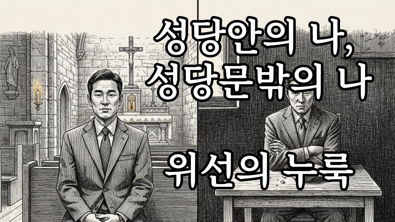 성당 안의 나와 집에서의 나, 왜 이렇게 다를까요 | 위선의 누룩