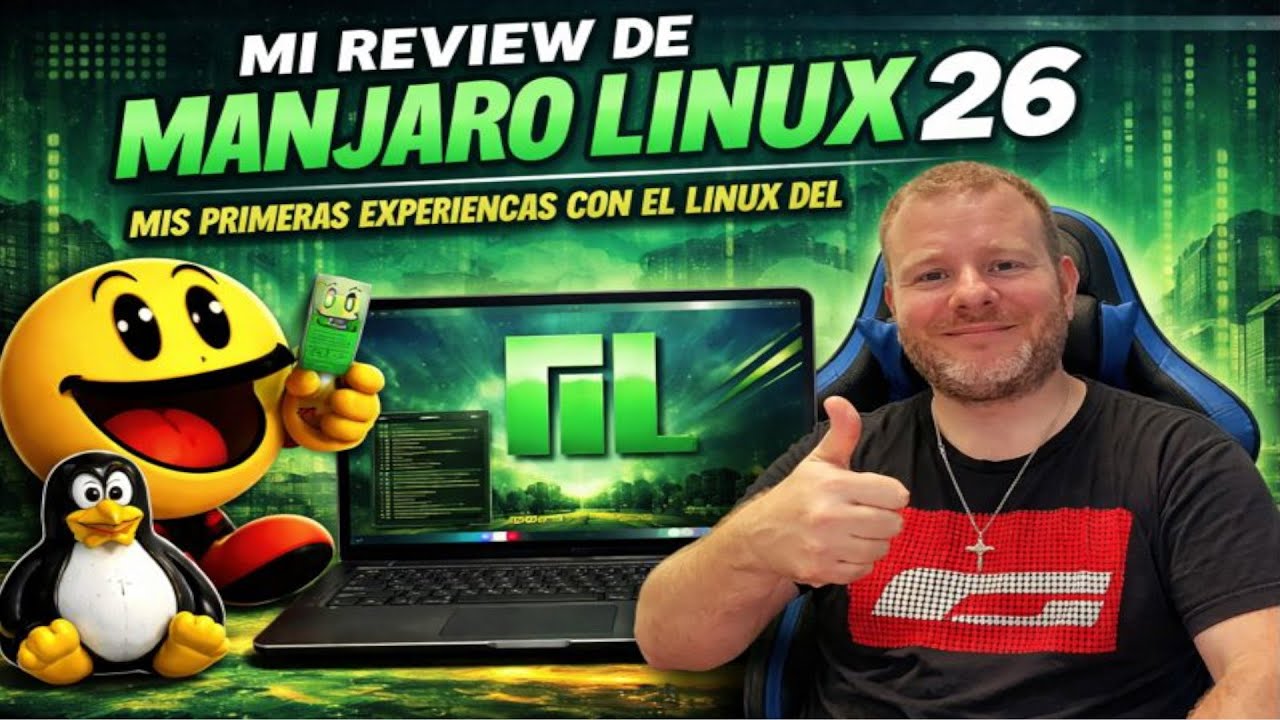 Mi review de Manjaro Linux 26 y mis primeras experiencias con este linux rolling release con Pac-Man